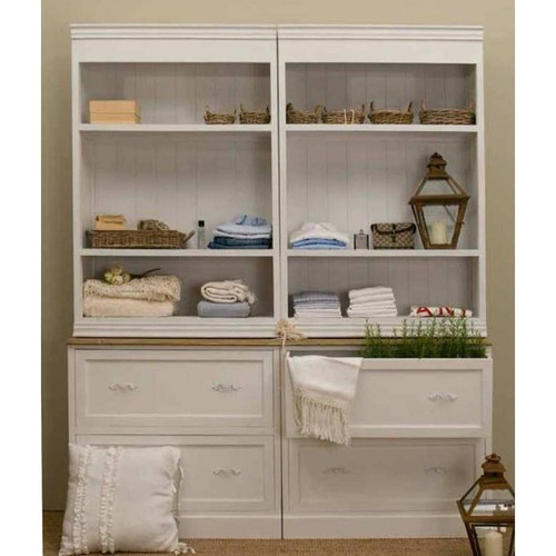 Credenza libreria bianca - credenza,