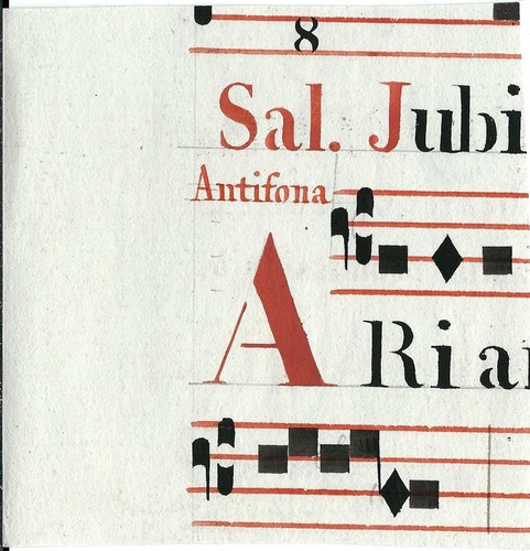 Manoscritto antico capolettera - manoscritto,