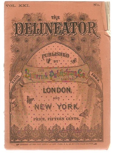 Vtg delineator magazine turn - delineator,