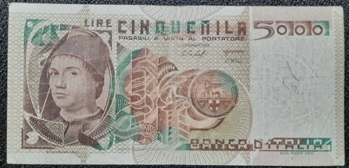 5000 lire antonello messina - lire,