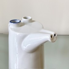 BROCCA IN CERAMICA DI PRODUZIONE FRANCESE DI FINE 800 PER PREPARAZIONE DEL SELTZ