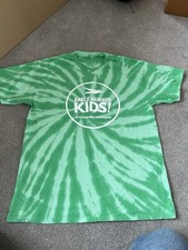 T-shirt Gildan verde tinta unita 'Eagle Heights Kids' - taglia M