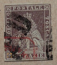 1851 Italia - Toscana Mi.8