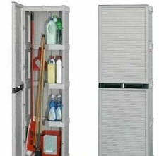 ARMADIO MOBILE ARMADIETTO BOX PORTASCOPE IN RESINA PER ESTERNO TERRAZZO L.50 cm