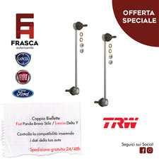 Tiranti Barra Stabilizzatrice Biellette Anteriori Fiat Panda 1.3 MJT 4x4 2 Pz