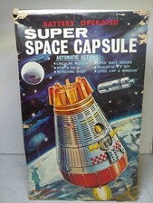 SPACE CAPSULE MADE IN JAPAN BIG DIMENSION 26x16cm BATTERY OPERATED