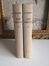 2 vol.:trattato elementare Diritto Commerciale-Umberto Navarrini-Utet ed.-1937