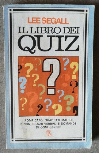 Libro dei quiz - quiz, segal