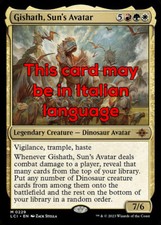 MTG GISHATH, SUN's AVATAR EXC - GISHATH, AVATAR DEL SOLE 229 - LCI - MAGIC