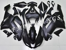 Kit carene carrozzeria stampo iniezione ABS nero opaco per Ninja ZX-6R 2007 2008