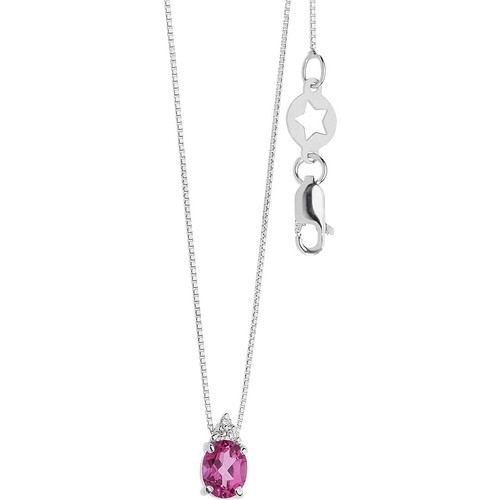 Collana diamante semipreziosa - collana,