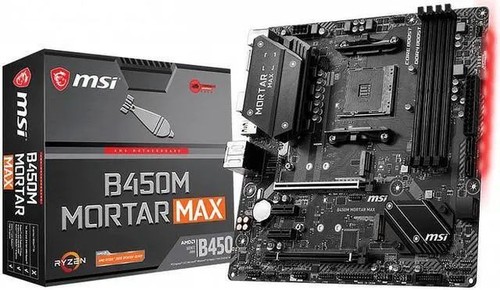 Msi b450m mortar - am4, matx