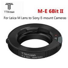 TTArtisan M-E LM-E 6Bit Mark II Lens Adapter for Leica M Lens to Sony E-mount a7