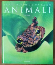 Libro Animali Volume 1. Grande Enciclopedia per ragazzi. Raro. 360 pagg. Illust.