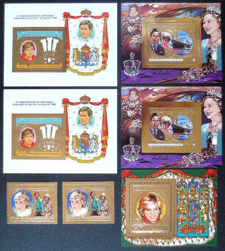 Lot timbres blocs - lot, or