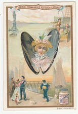 Cartolina Statua della Libertà, Compagnia LIEBIG 1897