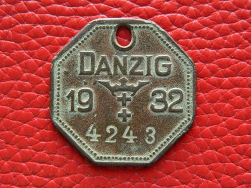 Danzica 1932 marca cane - -,
