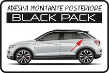 Adesivi Laterali Montanti Posteriori Vw T-roc Stickers Volkswagen Troc T Roc