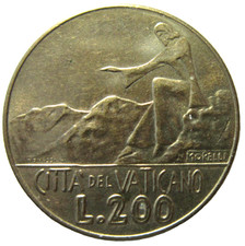 VATICAN CITY. 200 LIRE, 1978