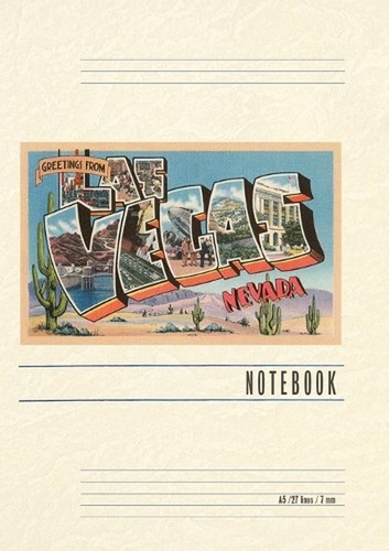 Vintage lined notebook - lined,