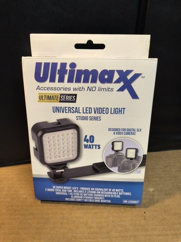 Ultimaxx luce video led - video, •