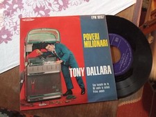 TONY DALLARA " POVERI MILIONARI + 3 " E.P.  JUKE BOX AMI 200 ITALY’58