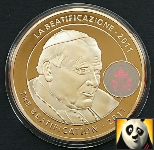 Grande medaglia 50mm papa - medaglia,