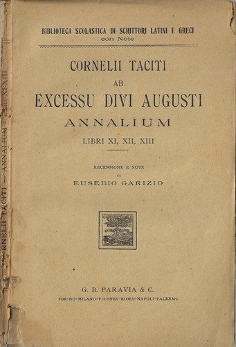 Cornelii taciti excessus - taciti,