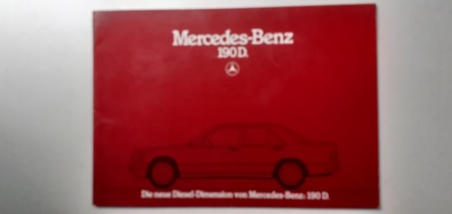 Mercedes 190 opuscolo - d, (opuscolo