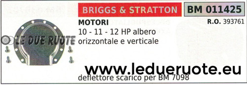 393761 deflettore scarico - 393761,