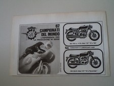 advertising Pubblicità 1972 MOTO MV AGUSTA 750 GT S SS/350 GT S SCRAMBLER