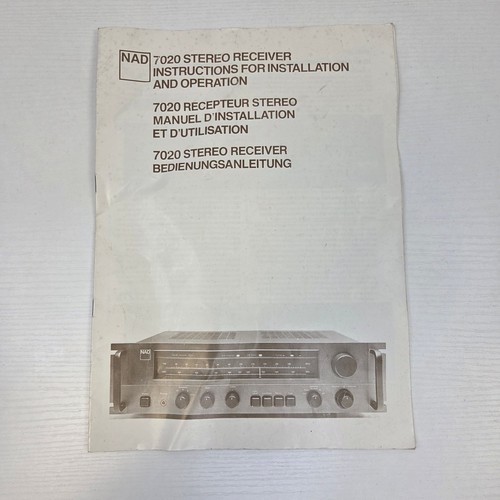 Nad 7020 ricevitore stereo - nad,