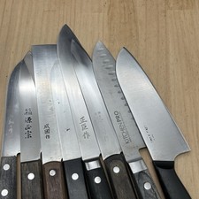 Danneggiato Coltelli Set Lotto Di Giapponese Dello Chef Kitchen Da ST579