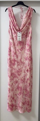 Abito midi raso - abito, rosa