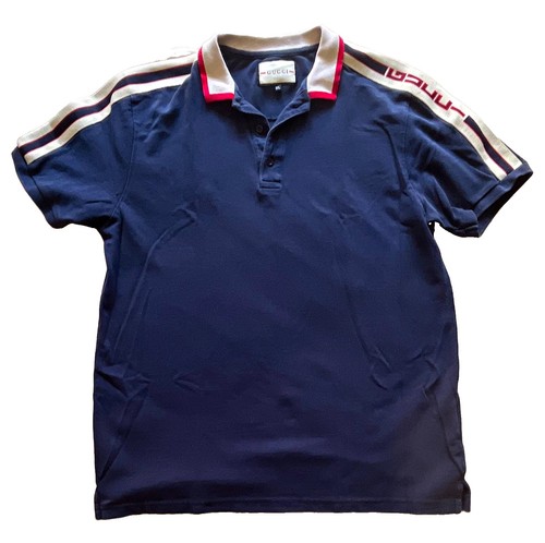 Gucci polo uomo blu - gucci, bianco