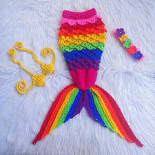 Completo sirena all'uncinetto