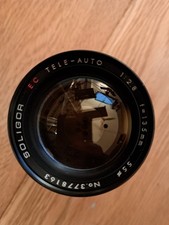 Obiettivo lens Soligor  EC Tele Auto 135mm f2.8 Lens diam 55mm