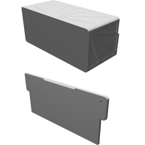 Porta sale magnetico decorato - sale,