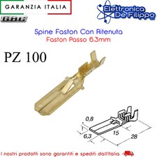 100 Spine Faston Con Ritenuta