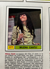 FIGURINA N.277 MILENA CANTU CANTANTI 69 1969 PANINI OTTIMA DA RECUPERO