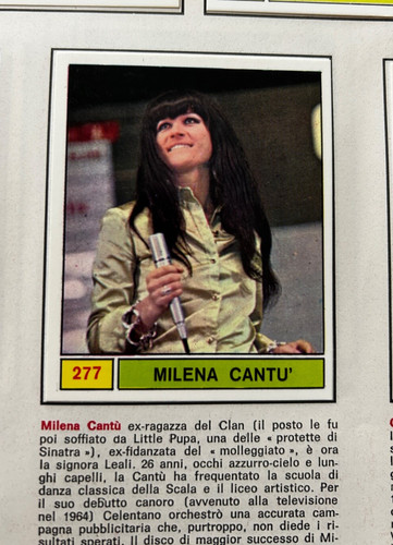 Figurina 277 milena cantu - figurina,