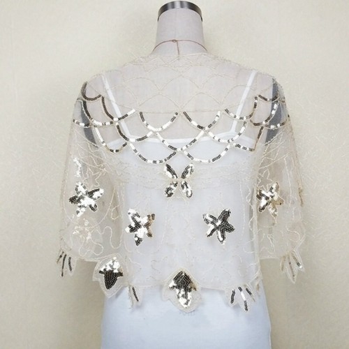 Donna paillettes mantella - donna,