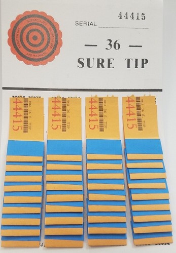 Biglietti 36 sure tip - biglietti,