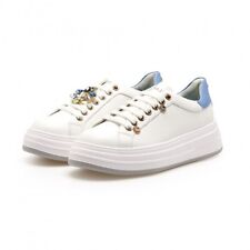 sneakers Apepazza SPORT mod lara donna in pelle bianco/turc pe/25 36 37 38 39 40