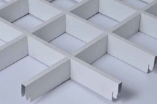 ITP PANNELLI CONTROSOFFITTO ALLUMINIO GRIGLIATO 5.04Mq 60x60x4 Confezione 14Pz