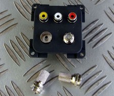 SOCKET TV SATELLITARE E DVD