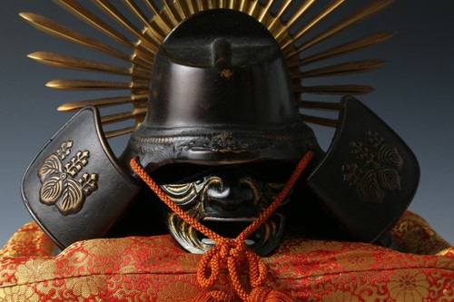 Casco kabuto samurai vintage - kabuto,