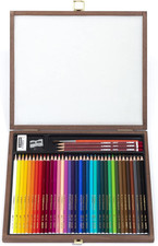 aquacolor - Matita Colorata Acquarellabile - Cassetta in Legno - Cofanetto Regal