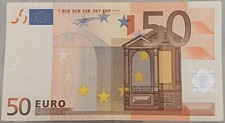 Banconota Italia prima serie firma Duisenberg da 50 euro Italia splendida