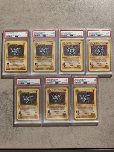 Pokemon machamp holo 1st - holo,